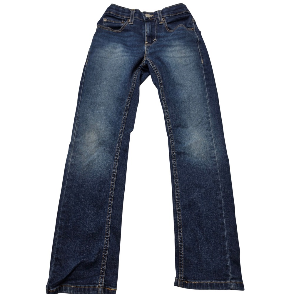 Levis 511 Slim Fit Jeans Kids Size 10 Reg W25 L26 Dark Wash Denim Pants